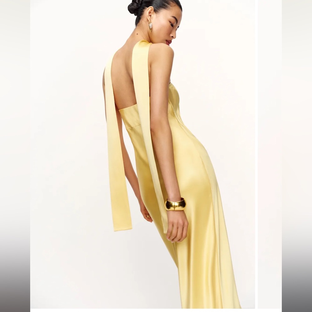 Reformation Silk Dress NWT - Picture 4 of 6
